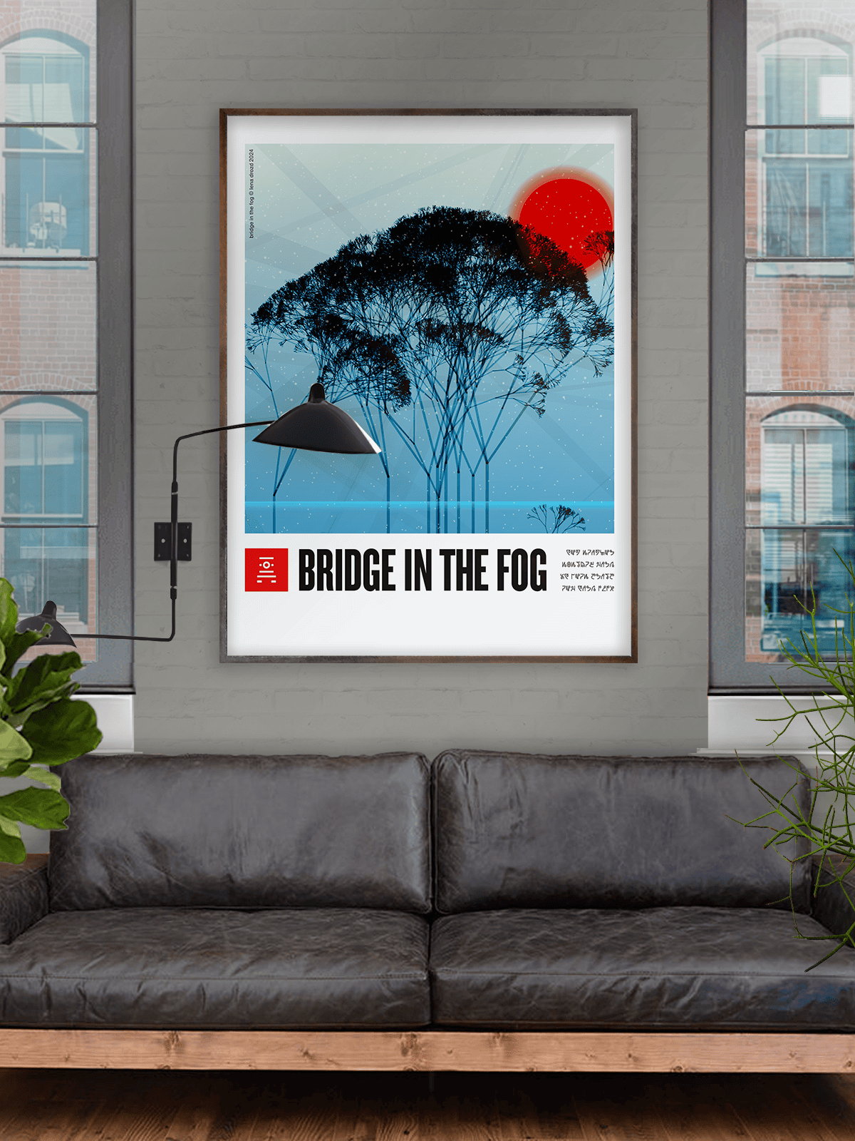 Bridge In The Fog, Limited Edition Print